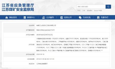 你知道怎樣查詢江蘇省的?；菲髽I(yè)生產(chǎn)許可證嗎?快看這里